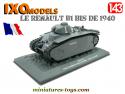 Le char français Renault B1 bis Jean Bart en miniature par Ixo Models au 1/43e